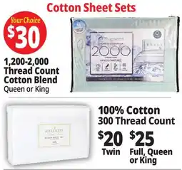 Ocean State Job Lot Cotton Sheet Sets offer