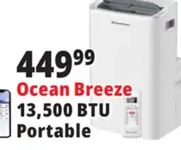 Ocean State Job Lot Ocean Breeze 13 500 BTU Portable Air Conditioner offer