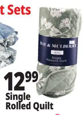 Ocean State Job Lot Single Rolled Quilt offer