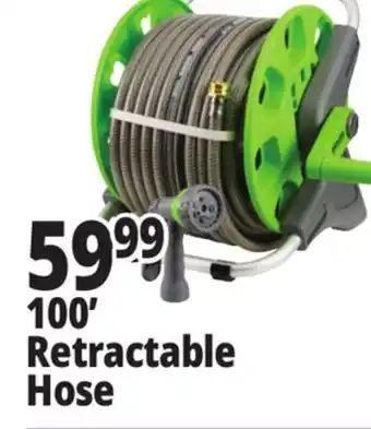 Ocean State Job Lot Deluxe Retractable Hose Reel 100' offer