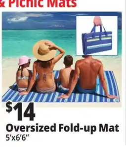 Ocean State Job Lot Oversized Fold-Up Mat 5'x6.5' offer