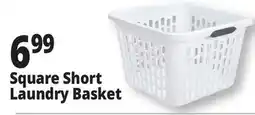 Ocean State Job Lot Square Short Laundry Basket offer