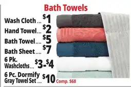Ocean State Job Lot Bath Towels offer