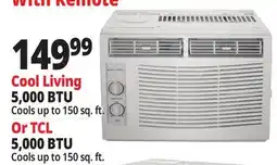 Ocean State Job Lot Cool Living 5,000 BTU Or TCL 5,000 BTU offer
