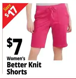 Ocean State Job Lot Women's Better Knit Shorts offer