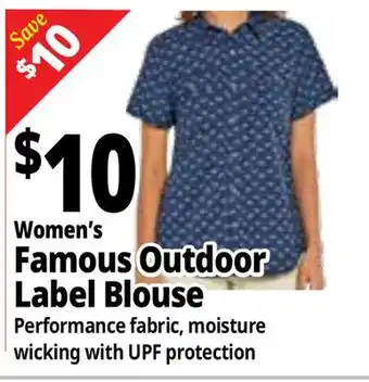 Ocean State Job Lot Women's Famous Outdoor Label Blouse offer