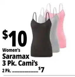 Ocean State Job Lot Women's Saramax 3 Pk. Cami's offer
