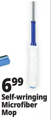 Ocean State Job Lot Gleam Self-Wringing Microfiber Mop offer