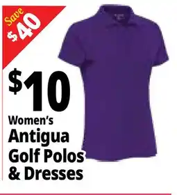 Ocean State Job Lot Women's Antigua Golf Polos & Dresses offer