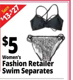 Ocean State Job Lot Women's Fashion Retailer Swim Separates offer