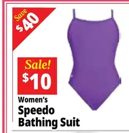 Ocean State Job Lot Women's Speedo Bathing Suit offer