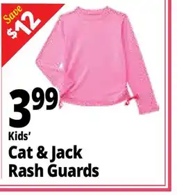 Ocean State Job Lot Kids' Cat & Jack Rash Guards offer