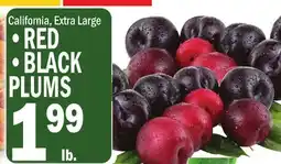 C Town RED, BLACK PLUMS offer