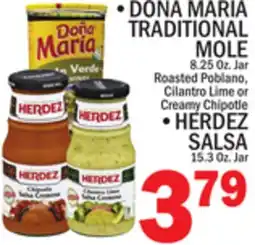 C Town DONA MARIA TRADITIONAL MOLE, HERDEZ SALSA offer