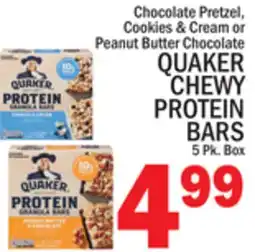 C Town QUAKER CHEWY PROTEIN BARS offer