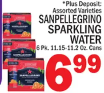 C Town SANPELLEGRINO SPARKLING WATER offer