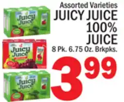 C Town JUICY JUICE 100% JUICE offer