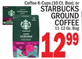 C Town STARBUCKS GROUND COFFEE offer