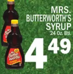 C Town MRS. BUTTERWORTH'S SYRUP offer
