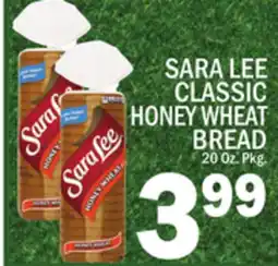 C Town SARA LEE CLASSIC HONEY WHEAT BREAD offer