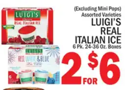 C Town LUIGI'S REAL ITALIAN ICE offer