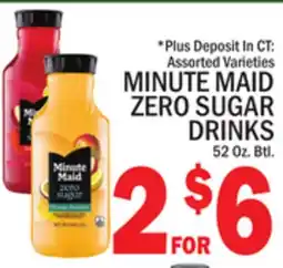 C Town MINUTE MAID ZERO SUGAR DRINKS offer