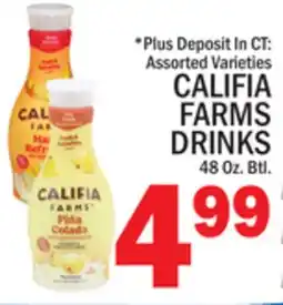 C Town CALIFIA FARMS DRINKS offer