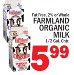 C Town FARMLAND ORGANIC MILK offer