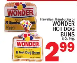 C Town WONDER HOT DOG BUNS offer
