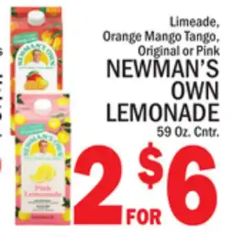 C Town NEWMAN'S OWN LEMONADE offer