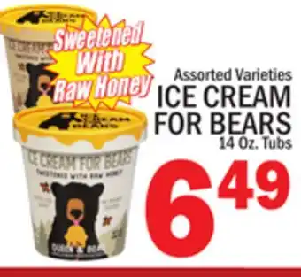 C Town ICE CREAM FOR BEARS offer
