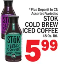 C Town STOK COLD BREW ICED COFFEE offer