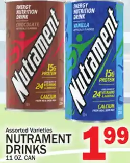 C Town NUTRAMENT DRINKS 11 OZ. CAN offer