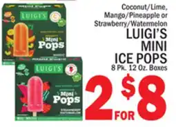 C Town LUIGI'S MINI ICE POPS offer