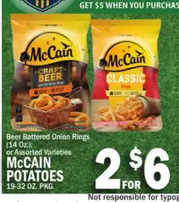 C Town MCCAIN POTATOES offer