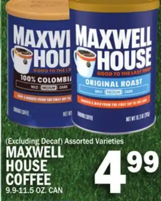C Town MAXWELL HOUSE COFFEE offer