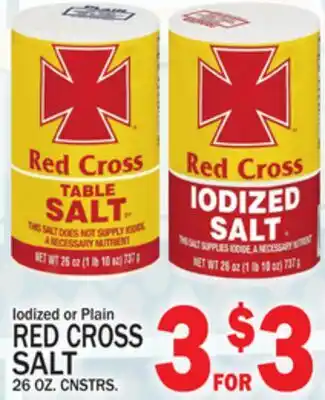 C Town RED CROSS SALT offer