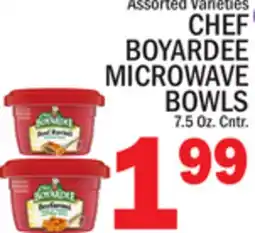 C Town CHEF BOYARDEE MICROWAVE BOWLS offer