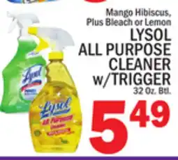 C Town LYSOL ALL PURPOSE CLEANER w/TRIGGER offer