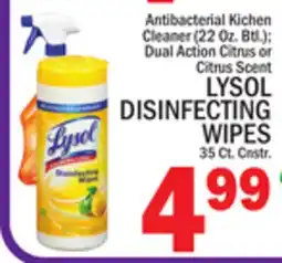 C Town LYSOL DISINFECTING WIPES offer