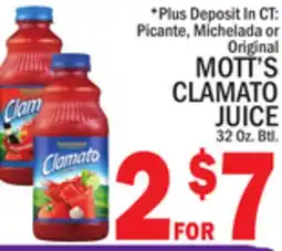 C Town MOTT'S CLAMATO JUICE offer