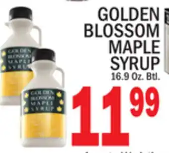 C Town GOLDEN BLOSSOM MAPLE SYRUP offer