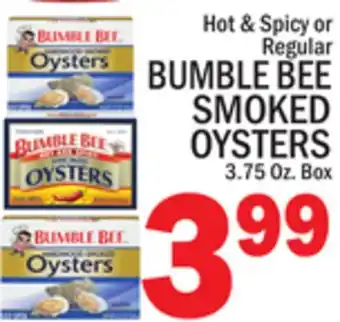 C Town BUMBLE BEE SMOKED OYSTERS offer