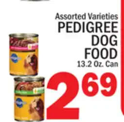 C Town PEDIGREE DOG FOOD offer