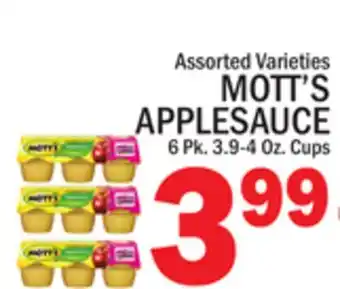 C Town MOTT'S APPLESAUCE offer