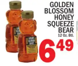 C Town GOLDEN BLOSSOM HONEY SQUEEZE BEAR offer