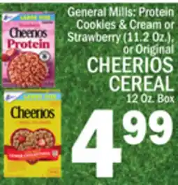 C Town GENERAL MILLS CHEERIOS CEREAL 12 Oz. Box offer