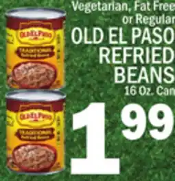 C Town OLD EL PASO REFRIED BEANS offer