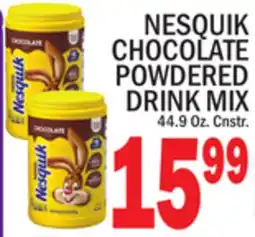 C Town NESQUIK CHOCOLATE POWDERED DRINK MIX offer
