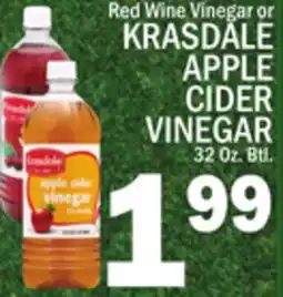 C Town KRASDALE APPLE CIDER VINEGAR offer